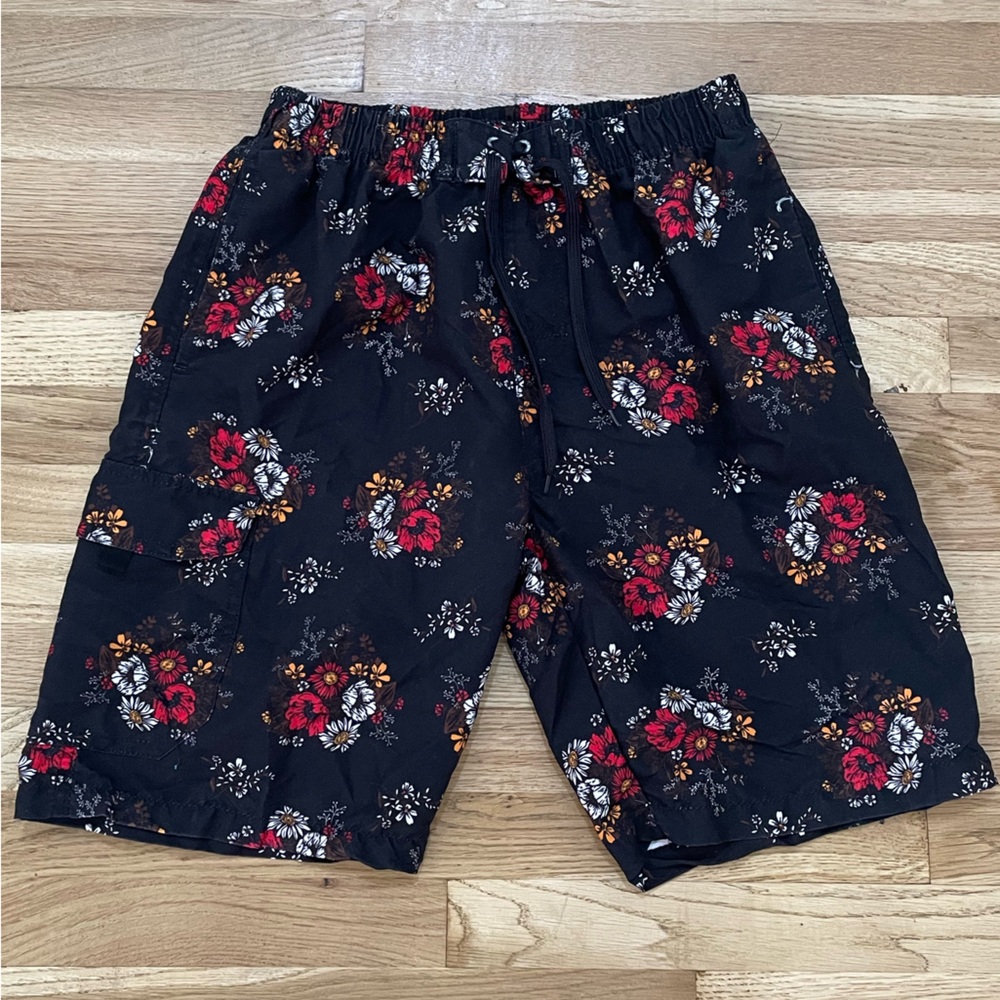 The Image Summer Floral Black Shorts for Men’s size Large